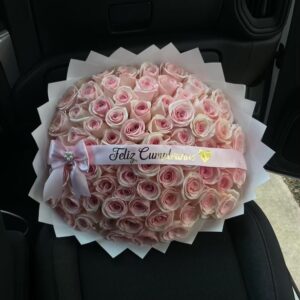 Blush Perfection 75 Roses with Soft Pink Centers