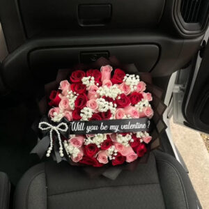 Blush & Red Romance Bouquet