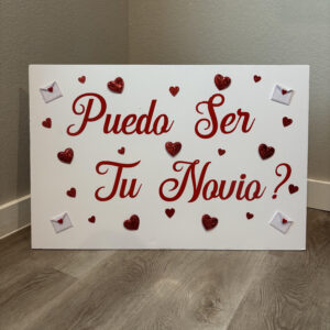 Puedo Ser Tu Novio? Romantic Poster
